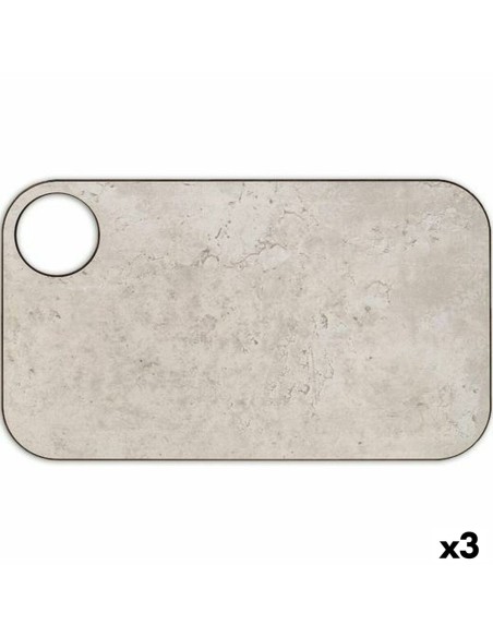 Planche à découper Arcos Gris Résine 24 x 14 cm Fibre (3 Unités) | Tienda24 Tienda24.eu