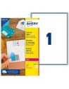 Drucker-Etiketten Avery L4610 Weiß 25 Bettlaken 199,6 x 289,1 mm (5 Stück) | Tienda24 Tienda24.eu