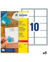 Drucker-Etiketten Avery L4612 Weiß 25 Bettlaken 99,1 x 57 mm (5 Stück) | Tienda24 Tienda24.eu