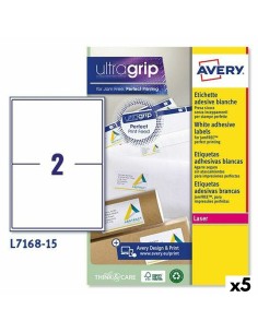 Etiquetas para Impresora Avery L7162 Blanco 15 Hojas 99,1 x 33,9 mm (5 Unidades) | Tienda24 Tienda24.eu