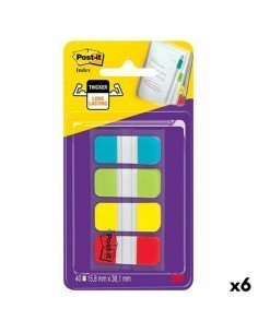 Set di Post-it Adesivi Post-it Index Multicolore 40 fogli 15,8 x 38 mm (6 Unità) da Post-it, Segnapagina adesivi - Ref: S8426...