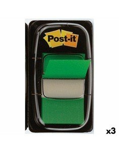 Sticky Notes Post-it Index 25 x 43 mm Green (3 Units) by Post-it, Tape Flags - Ref: S8426218, Price: 103,60 €, Discount: %