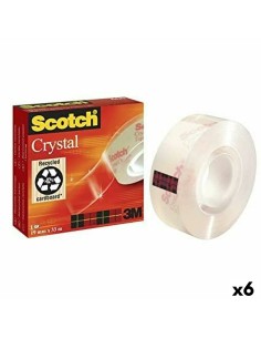 Nastro Adesivo Scotch Crystal 19 mm x 33 m Trasparente (6 Unità) da Scotch, Nastri adesivi - Ref: S8426234, Precio: €16.69, D...