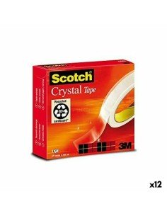 Adhesive Tape Scotch Crystal Transparent 19 mm x 66 m (12 Units) by Scotch, Adhesive tape - Ref: S8426235, Price: €50.48, Dis...