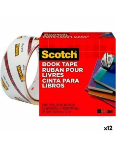 Cinta Adhesiva Scotch Magic Transparente Blanco 19 mm x 33 m (12 Unidades) | Tienda24 Tienda24.eu