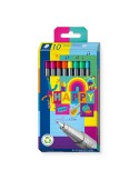 Set di Pennarelli Staedtler Triplus Fineliner 334 10 Pezzi Multicolore da Staedtler, Penne a punta porosa - Ref: S8426358, Pr...