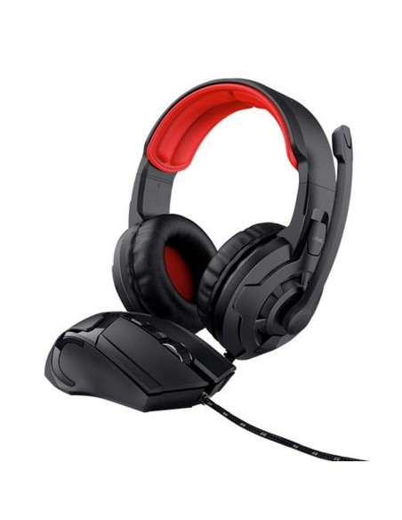 Pack Gaming Trust 24761 Rato Auriculares Preto | Tienda24 Tienda24.eu