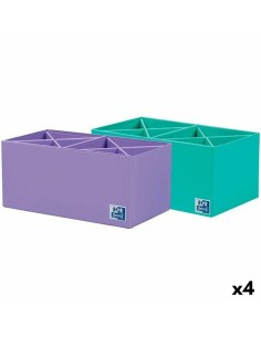 Organizador Archivo 2000 Poliestireno Azul 15 x 15 x 15 cm | Tienda24 Tienda24.eu