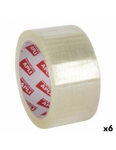 Cinta Adhesiva TESA Embalaje Blanco 50 mm x 50 m (6 Unidades) | Tienda24 Tienda24.eu