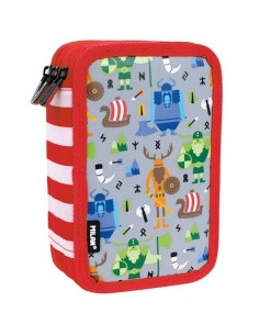 Estuche Escolar Moos Garden 22 x 5 x 8 cm Turquesa | Tienda24 Tienda24.eu