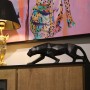 Deko-Figur Alexandra House Living Schwarz Kunststoff Panther 10 x 16 x 44 cm von Alexandra House Living, Sammlerstücke - Ref:...