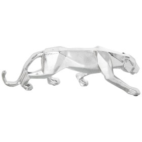 Decorative Figure Alexandra House Living Silver Plastic Panther 10 x 16 x 44 cm by Alexandra House Living, Collectables - Ref...