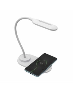 Lampe de bureau EDM London E27 60 W Flexo/Lampe de bureau Métal Blanc (12,5 x 20 cm) | Tienda24 Tienda24.eu