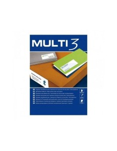 Etiquettes pour Imprimante MULTI 3 99,1 x 93,1 mm Blanc Arrondi 100 Volets | Tienda24 Tienda24.eu