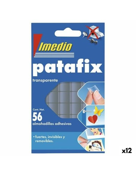 Adesivos Imedio Patafix Dupla face Transparente (12 Unidades) | Tienda24 Tienda24.eu