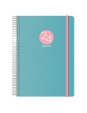 Diary MEMPHIS DOHE 2024 Annual Green 15 x 21 cm | Tienda24 Tienda24.eu