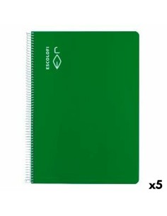 Cuaderno Oxford Europeanbook 0 School Touch Puntos Menta A4 80 Hojas (5 Unidades) | Tienda24 Tienda24.eu