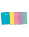 Cuaderno ENRI Pastel Cuarto 80 Hojas (5 Unidades) | Tienda24 Tienda24.eu