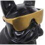 Figura Decorativa Alexandra House Living Negro Dorado Plástico Gafas Perro 19 x 27 x 26 cm de Alexandra House Living, Colecci...