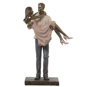 Figurine Décorative Alexandra House Living Plastique Doré Couple 11 x 18 x 27 cm de Alexandra House Living, Pièces de collect...