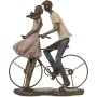 Figura Decorativa Alexandra House Living Plástico Dourado Bicicleta Parceiro 14 x 27 x 31 cm de Alexandra House Living, Colec...