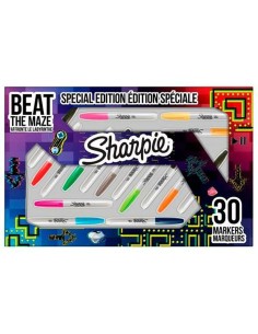 Set of Felt Tip Pens Sharpie 30 Pieces Multicolour by Sharpie, Permanent Markers & Marker Pens - Ref: S8428748, Price: 20,57 ...