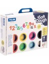 Modelliermasse Milan Soft Dough Lots of Numvers Bunt | Tienda24 Tienda24.eu