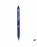 Esferográfica de tinta líquida Pilot Frixion Clicker Azul 0,4 mm (12 Unidades) | Tienda24 Tienda24.eu