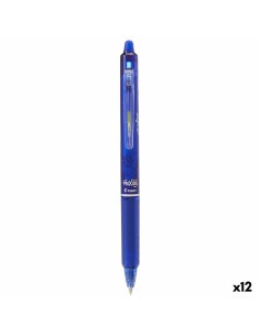 Esferográfica de tinta líquida Pilot Frixion Clicker Azul 0,4 mm (12 Unidades) de Pilot, Canetas de tinta líquida - Ref: S842...