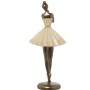 Figura Decorativa Alexandra House Living Beige Dorado Plástico Bailarina 13 x 17 x 32 cm de Alexandra House Living, Coleccion...