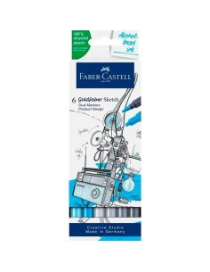 Feutres Faber-Castell Broadpen Document Turquoise (10 Unités) | Tienda24 Tienda24.eu