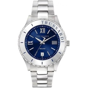 Reloj Hombre Trussardi T-LOGO Plateado (Ø 43 mm) de Trussardi, Relojes de pulsera - Ref: S7272026, Precio: 140,44 €, Descuent...