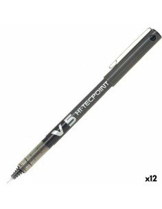 Boligrafo de tinta líquida Pilot V-5 Hi-Tecpoint Negro 0,3 mm (12 Unidades) de Pilot, Bolígrafos de tinta líquida - Ref: S842...