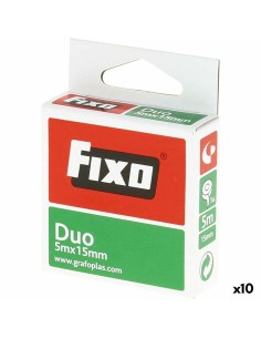 Fita de Dupla Face Fixo 15 mm x 5 m (10 Unidades) de Fixo, Fitas adesivas - Ref: S8429572, Precio: 18,33 €, Descuento: %