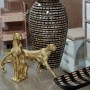 Deko-Figur Alexandra House Living Gold Acryl Kunststoff Melamine Gepard 9 x 8 x 26 cm von Alexandra House Living, Sammlerstüc...