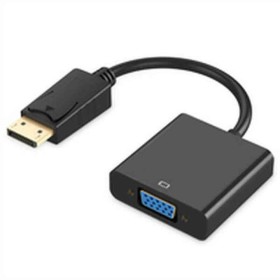 DisplayPort to VGA adapter Ewent EC1454 Black by Ewent, DisplayPort Cables - Ref: S0230485, Price: 9,81 €, Discount: %