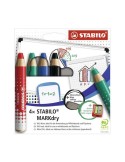 Marker-Set Stabilo Markdry 4 Stücke Bunt | Tienda24 Tienda24.eu