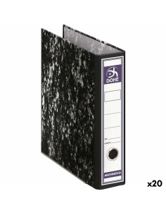 Lever Arch File DOHE 28,2 x 31,8 x 7,5 cm Black (20 Units) by DOHE, Filing cabinets - Ref: S8430569, Price: 39,13 €, Discount: %