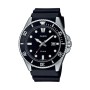 Relógio masculino Casio MDV-107D-1A1VEF Preto Prateado (Ø 46 mm) de Casio, Relógios com braselete - Ref: S7273010, Preço: 112...