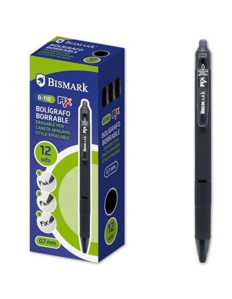 Stift Bismark B-110 Fix Schwarz 0,7 mm (12 Stücke) | Tienda24 Tienda24.eu