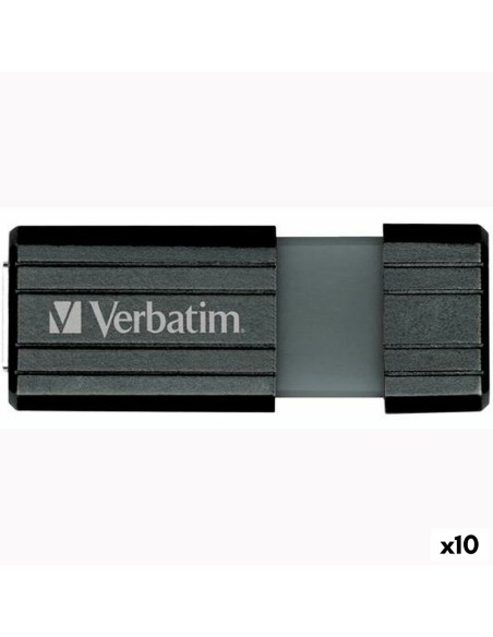 Memória USB Verbatim PinStripe Preto 32 GB | Tienda24 Tienda24.eu