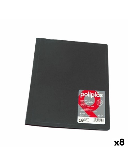 Classeur Grafoplas Noir A4 (8 Unités) | Tienda24 Tienda24.eu