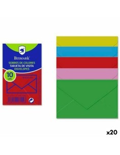 Sobrescritos Bismark Papel Multicolor 7,6 x 12 cm (20 Unidades) de Bismark, Sobrescritos de uso geral - Ref: S8431026, Precio...