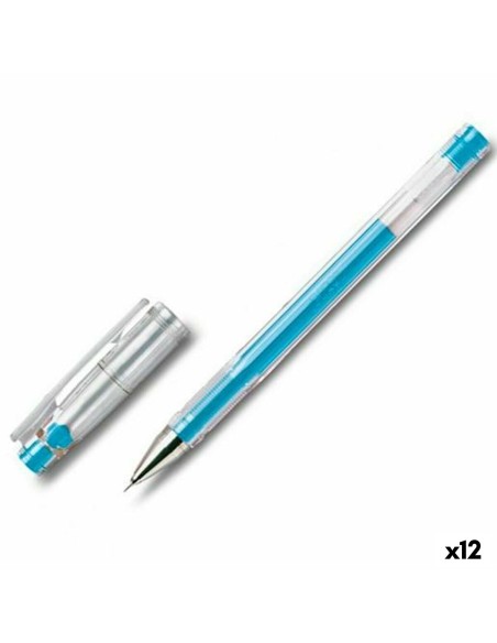 Gel pen Pilot G-TEC C4 Blue Light Blue 0,2 mm (12 Units) | Tienda24 Tienda24.eu