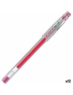 Stylo gel Paper Mate InkJoy Gel Rouge 12 Unités | Tienda24 Tienda24.eu