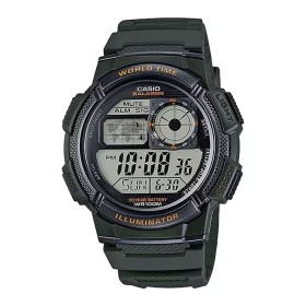 Men's Watch Casio WORLD TIME ILLUMINATOR (Ø 43 mm) by Casio, Wrist Watches - Ref: S7273603, Price: 60,74 €, Discount: %