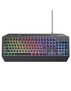 Teclado Gaming Mars Gaming MKTKLES LED RGB Qwerty Español | Tienda24 Tienda24.eu