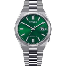 Men's Watch Citizen TSUYOSA AUTOMATIC Green Silver (Ø 40 mm) by Citizen, Wrist Watches - Ref: S7273788, Price: 286,64 €, Disc...