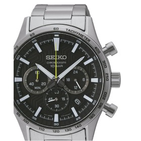 Montre Homme Seiko SSB413P1 Noir Argenté de Seiko, Montres bracelet - Réf : S7273828, Prix : 363,08 €, Remise : %