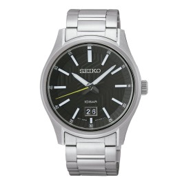 Men's Watch Seiko SUR535P1 Black Silver by Seiko, Wrist Watches - Ref: S7273862, Price: 286,83 €, Discount: %